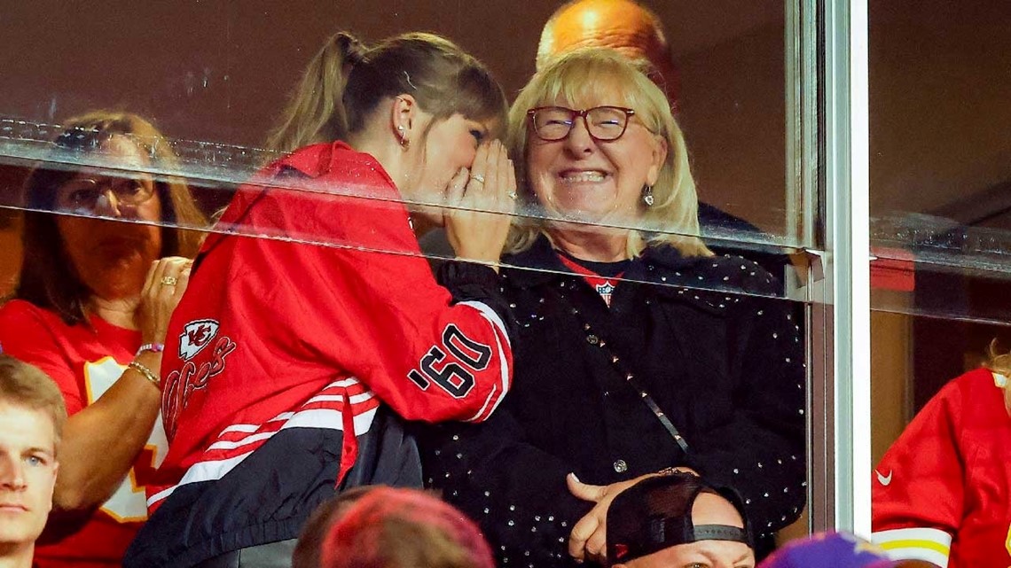 Why Travis Kelce's Mom Donna Wasn't With Taylor Swift at Chiefs vs.  Chargers Game | whas11.com