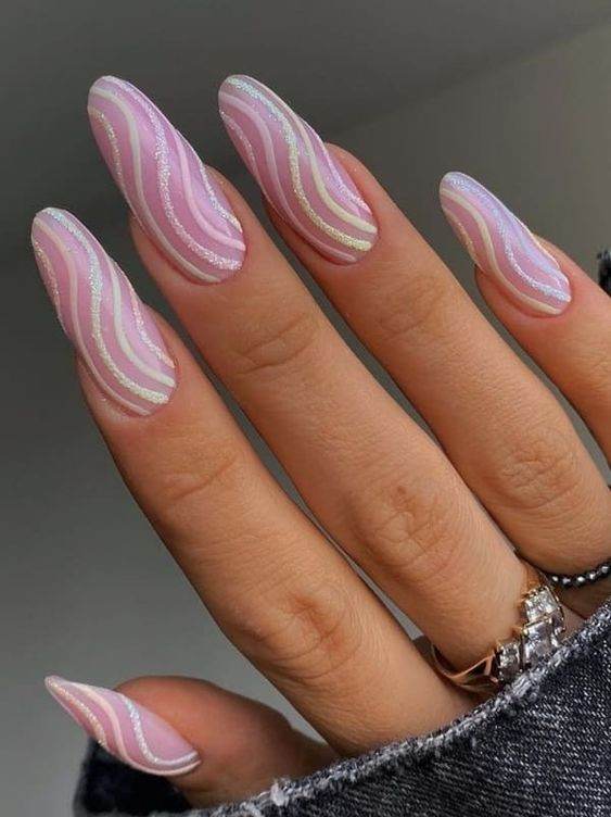 30 Fabulous Swirl Nail Designs So Easy To Copy - 247