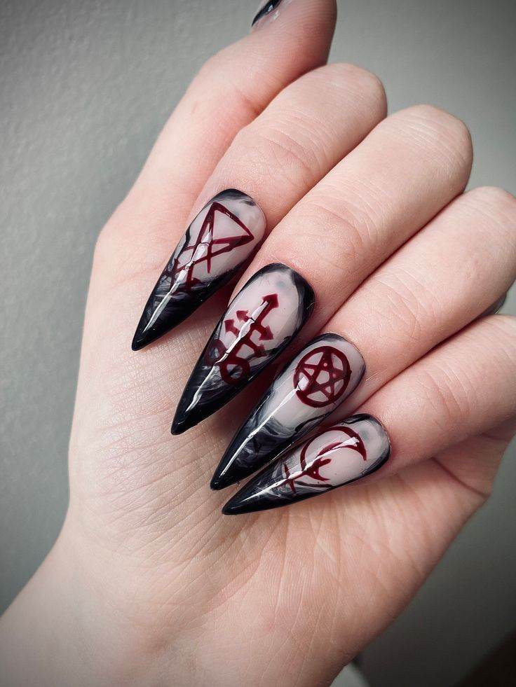 30 Hauntingly Beautiful Goth Nail Designs - 193