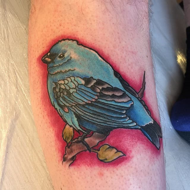 Bluebird Forearm Tattoo bramting_art