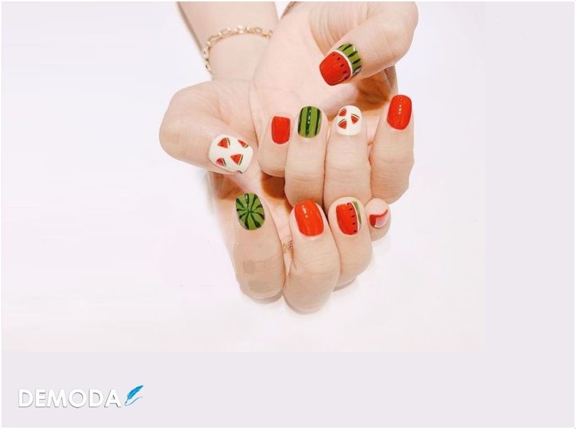 Summary of beautiful hot summer nail designs to make your girlfriend more beautiful