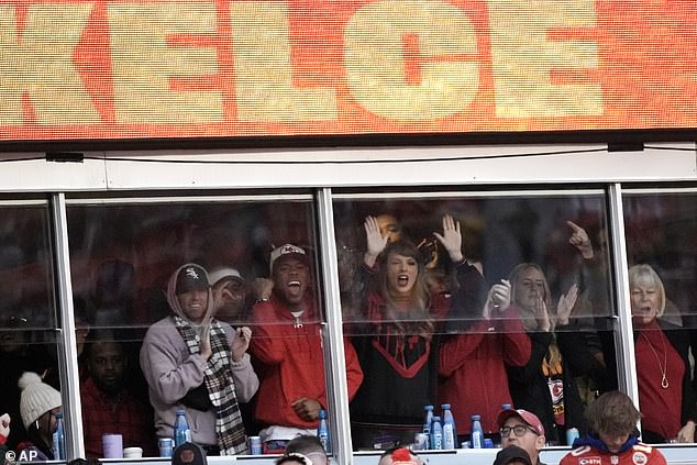 The singer hot-footed it from New York City on Sunday morning and arrived in time to watch Kelce for a sixth time this season, once again sitting alongside his family from a VIP suite at Arrowhead Stadium