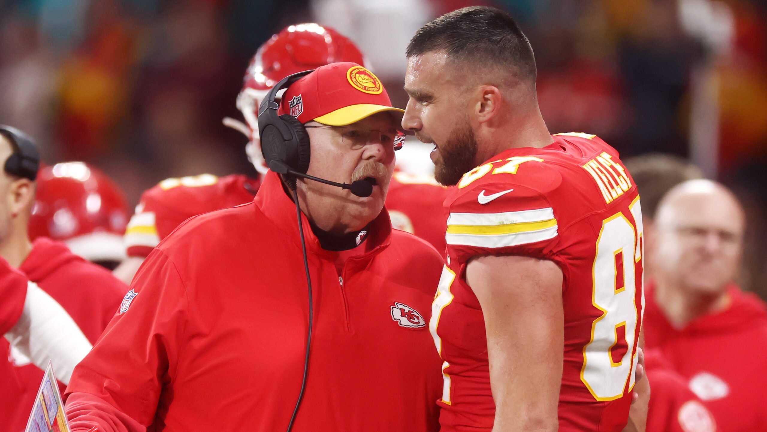 Video of Andy Reid's Angry Reaction to Travis Kelce Goes Viral