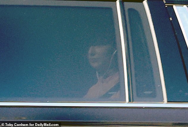 DailyMail.com spotted Taylor Swift leaving the exclusive DogPound gym in West Hollywood in a dark SUV on Thursday morning ahead of her busy weekend