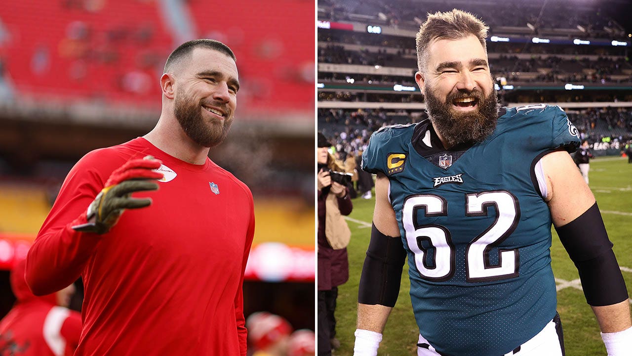 Travis Kelce gives brother Jason stern message ahead of Super Bowl: 'Don't f---ing look at me'