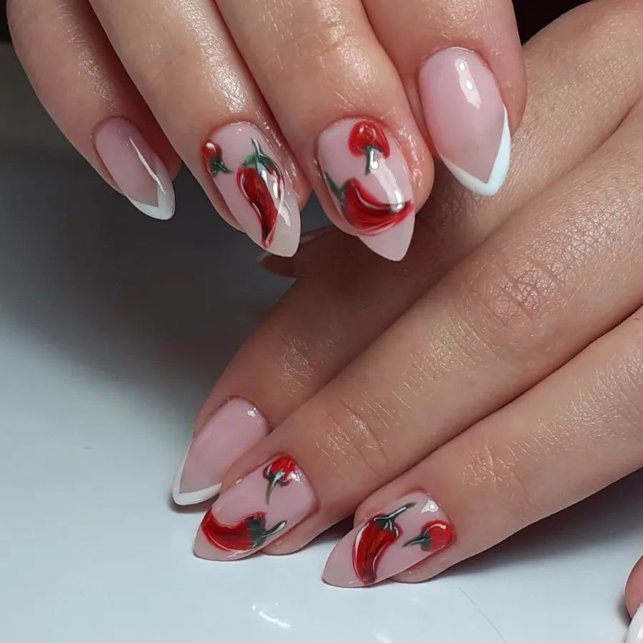 Chili peppers are hot, so will you with those nail stickers. It's a specific example but if you love these peppers, give it a shot.