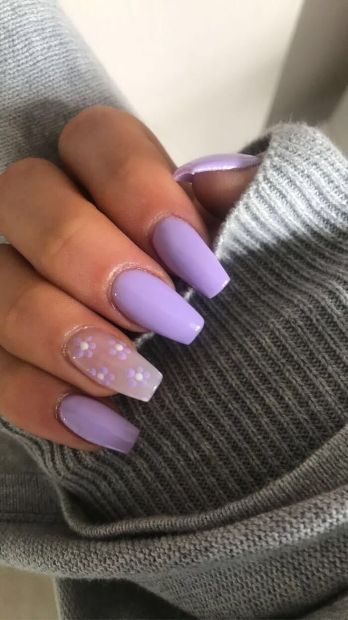 25+ Violet Nail Designs That Will Surely Draw Attention - 167