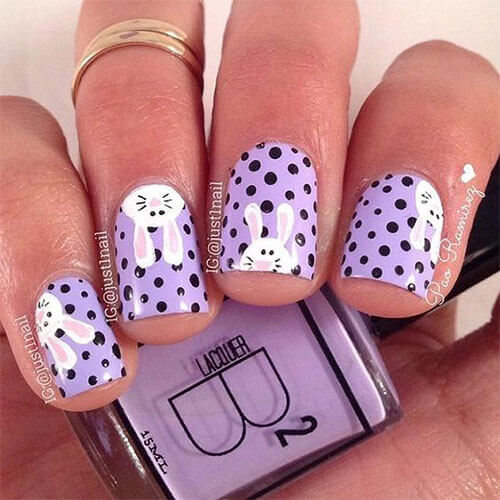25+ Violet Nail Designs That Will Surely Draw Attention - 185