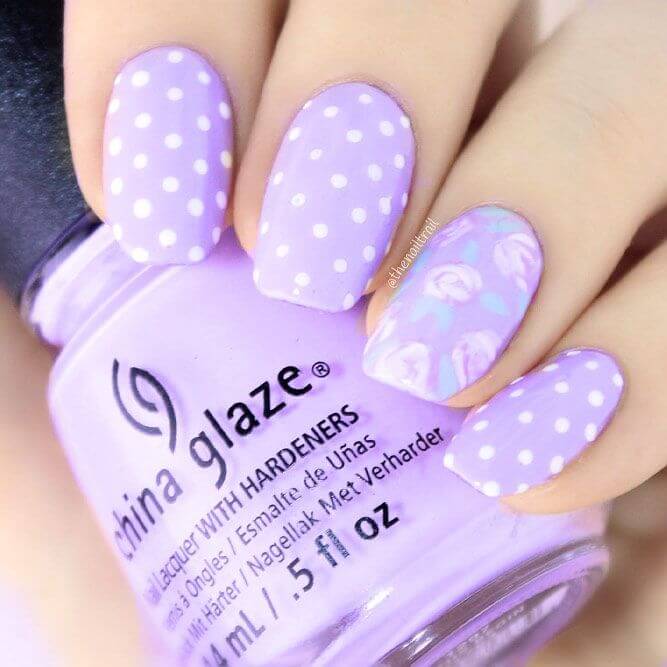 25+ Violet Nail Designs That Will Surely Draw Attention - 187