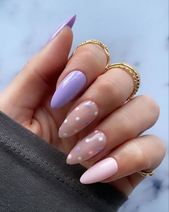 25+ Violet Nail Designs That Will Surely Draw Attention - 189