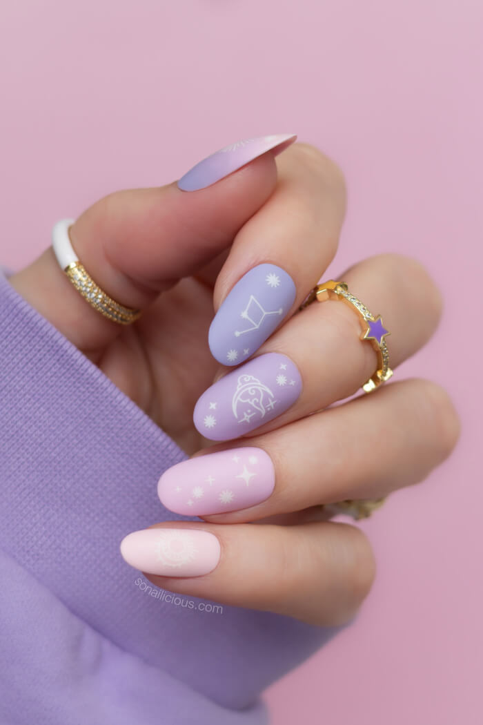 25+ Violet Nail Designs That Will Surely Draw Attention - 191