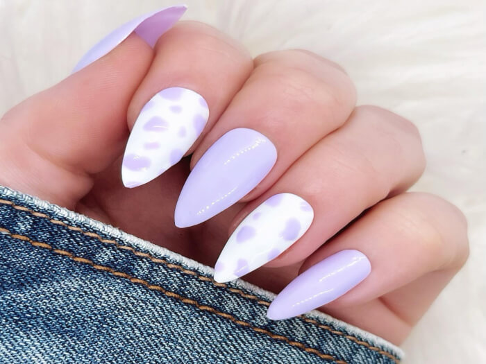 25+ Violet Nail Designs That Will Surely Draw Attention - 193
