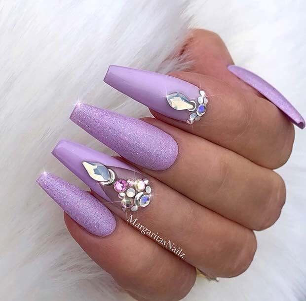 25+ Violet Nail Designs That Will Surely Draw Attention - 199