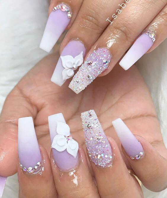 25+ Violet Nail Designs That Will Surely Draw Attention - 201