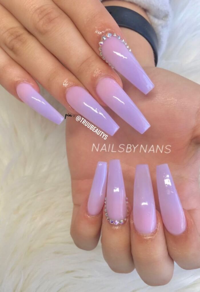 25+ Violet Nail Designs That Will Surely Draw Attention - 203