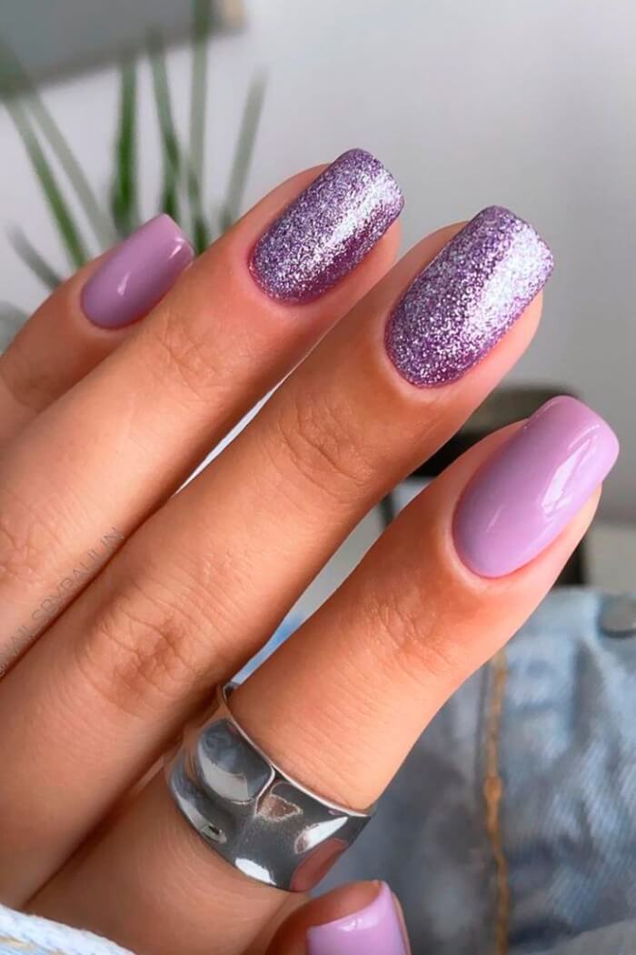25+ Violet Nail Designs That Will Surely Draw Attention - 207