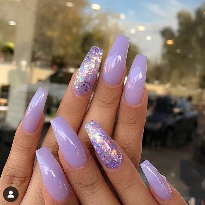 25+ Violet Nail Designs That Will Surely Draw Attention - 213