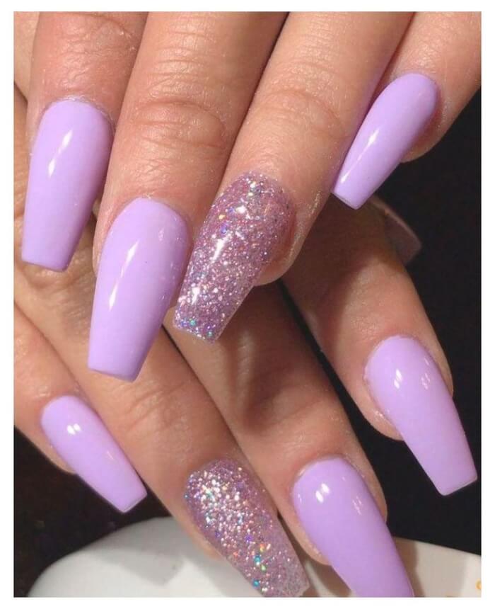 25+ Violet Nail Designs That Will Surely Draw Attention - 215