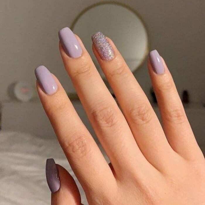 25+ Violet Nail Designs That Will Surely Draw Attention - 217