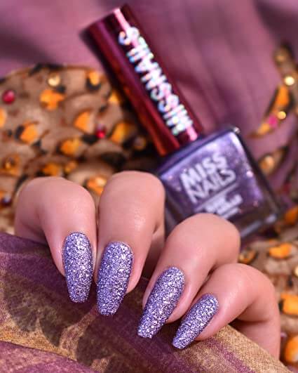 25+ Violet Nail Designs That Will Surely Draw Attention - 219