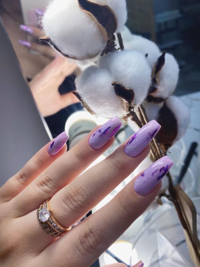 25+ Violet Nail Designs That Will Surely Draw Attention - 179
