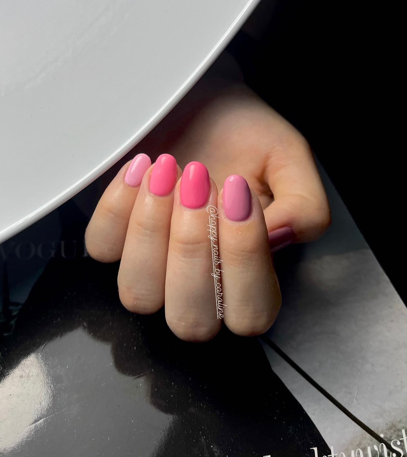 Consider this cute little pink ombré moment if you’re someone who is indecisive when it comes to your nails and your chosen shade of pink.