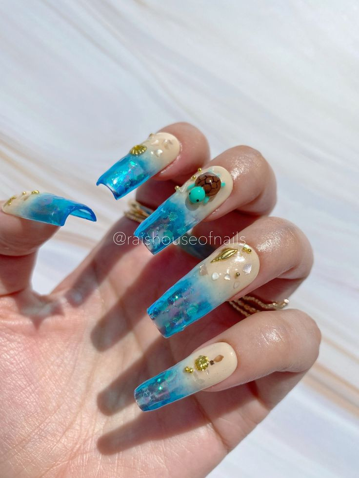 40+ Vacation Nail Art Ideas Perfect For A Beach Summer Holiday - 289