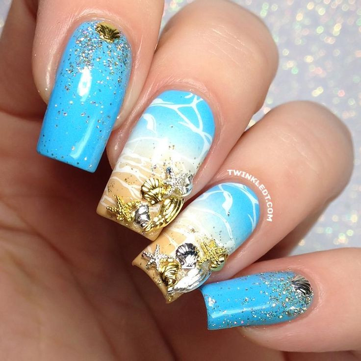 40+ Vacation Nail Art Ideas Perfect For A Beach Summer Holiday - 315