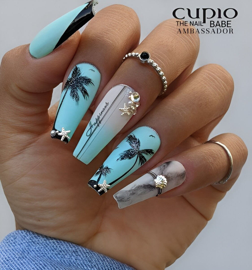40+ Vacation Nail Art Ideas Perfect For A Beach Summer Holiday - 321