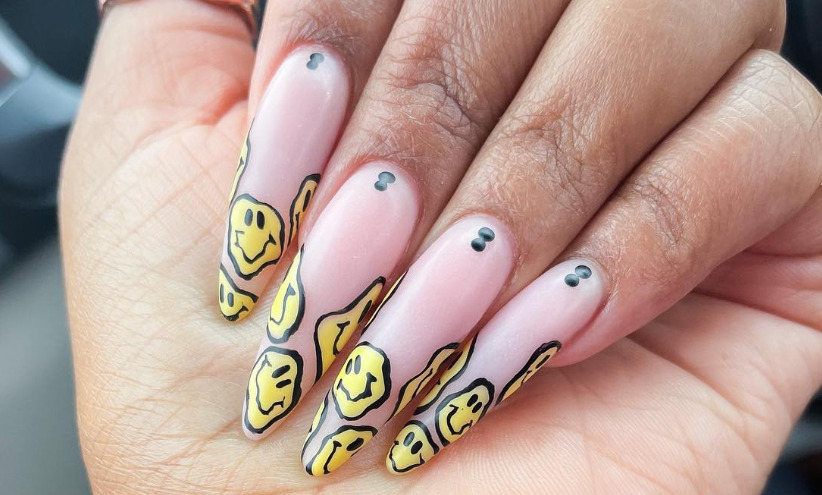 stiletto smiley face nails simplysonja_m