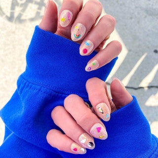 Sticker summer nails