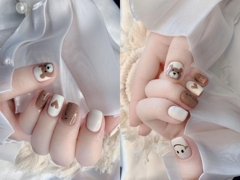 30+ mẫu nail Hàn Quốc dịu dàng, dễ thương cho bạn nữ