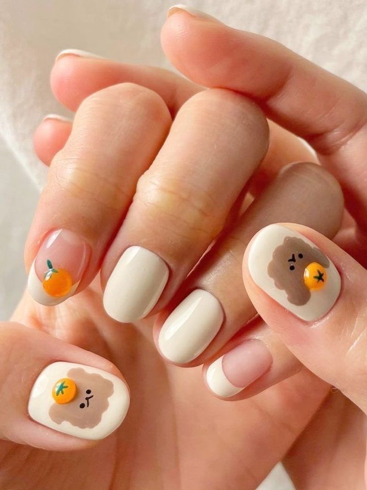 Những mẫu móng xinh xắn korean nails cute cho những cô nàng yêu thích châu Á