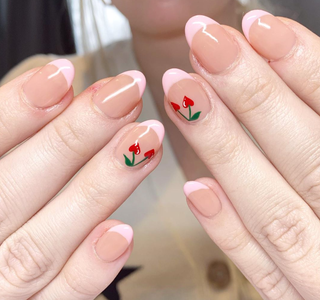 cherry nails