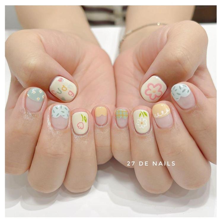 Điểm danh 45+ mẫu nail đẹp cho móng ngắn siêu thời thượng và trendy - Beaudy.vn