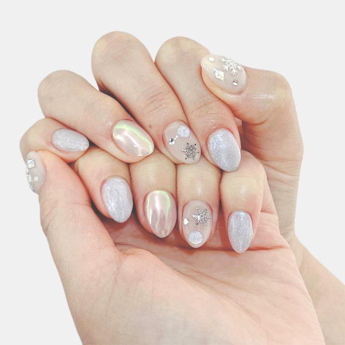 Mẫu nail noel sang chảnh