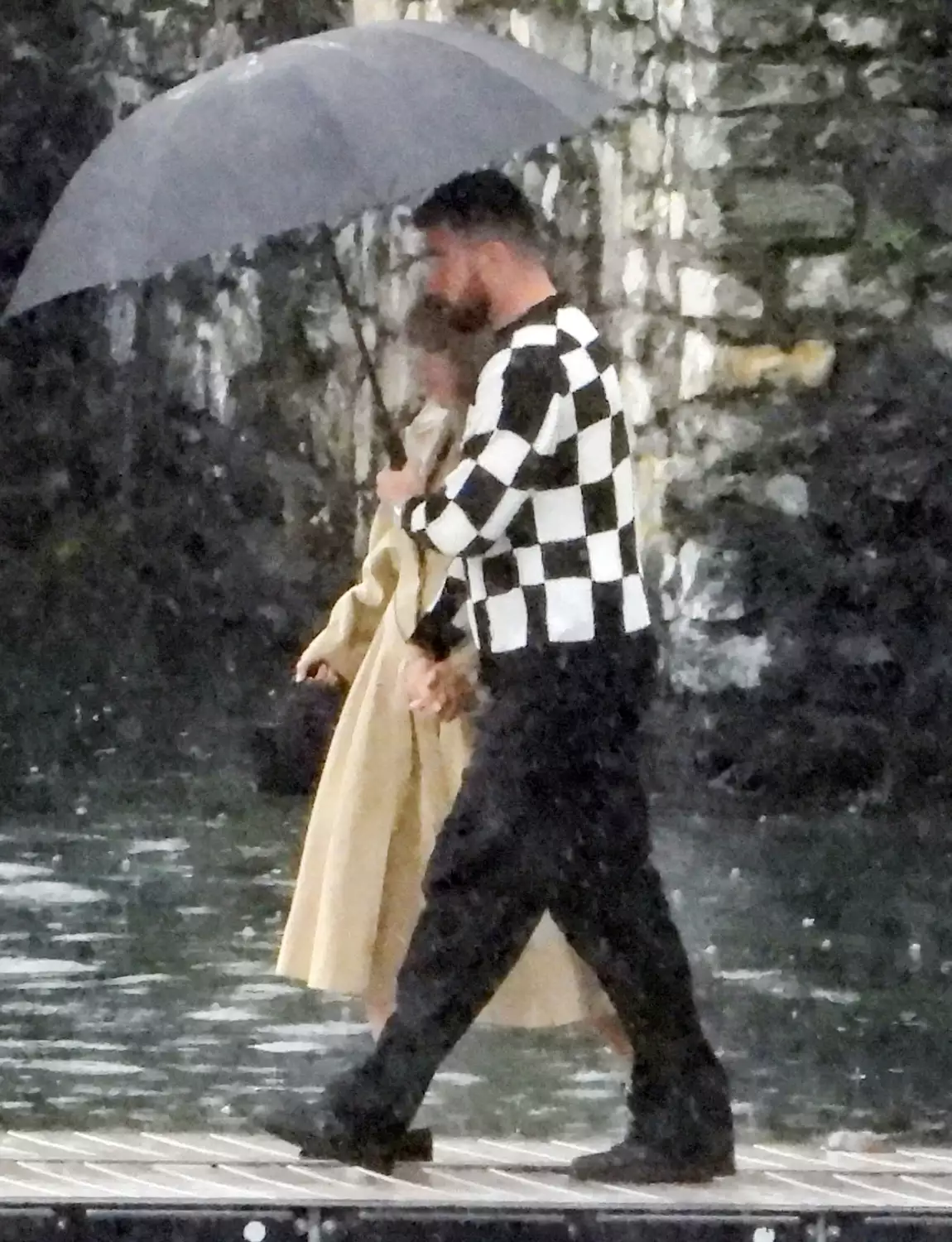Taylor Swift and her boyfriend, the Kansas City Superbowl champ Travis Kelce are pictured enjoying a romantic break out in Lake Como.