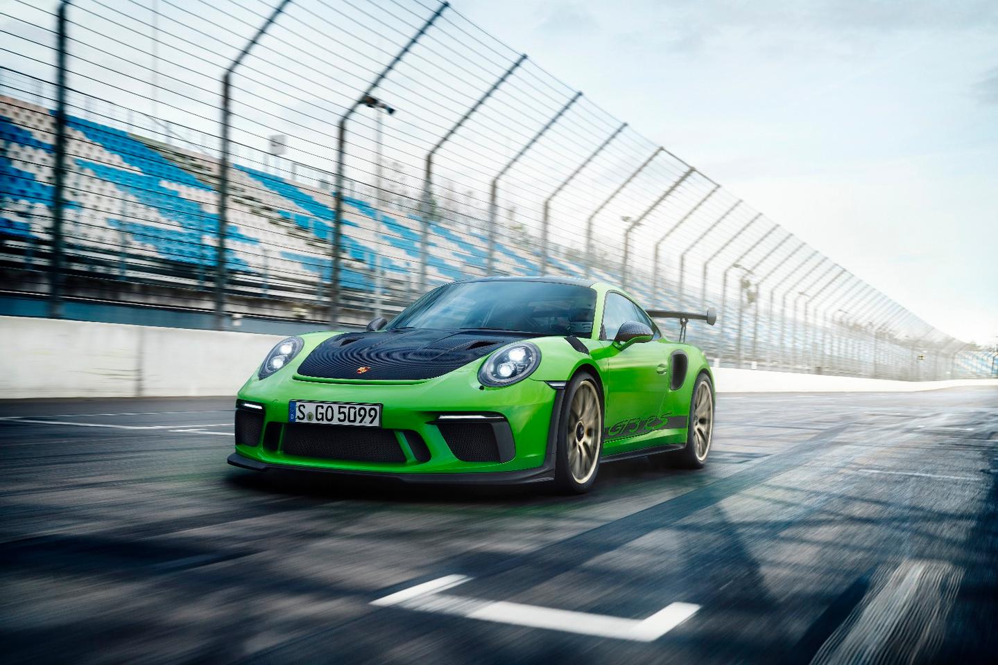 2018 Porsche 911 GT3 RS: top speed of 193 mph ought to do the trick for most