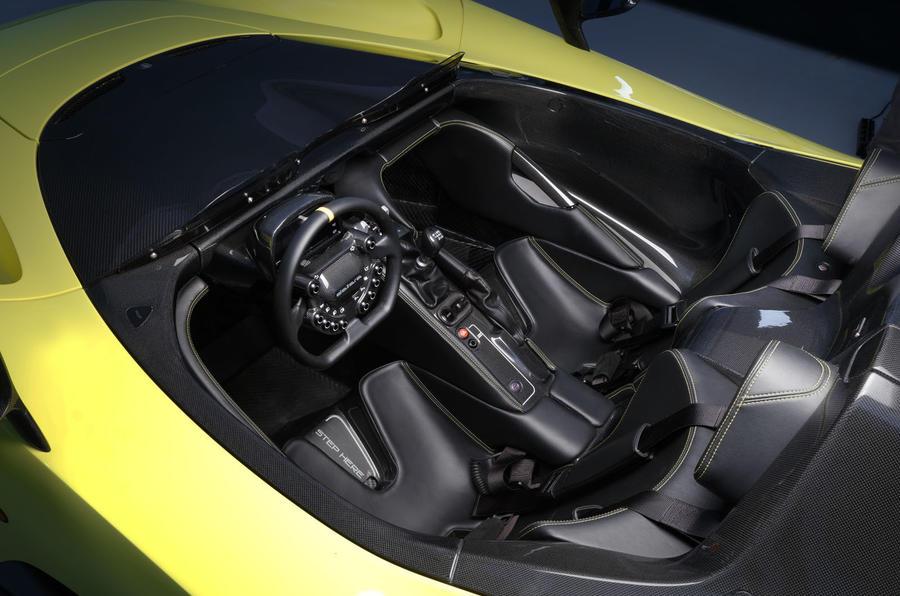 Dallara Stradale: full carbon chassis and an interior that errs on the comfy side of 'race car'