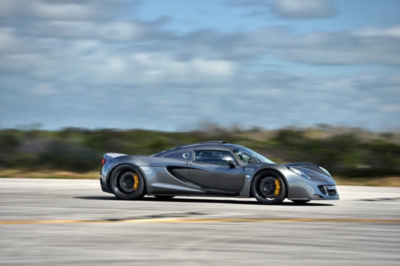 Hennessey Venom GT unofficial production car speed record