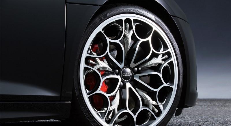 The Audi R8 Star of Lucis: wheels inspired by the Lucis royal emblems