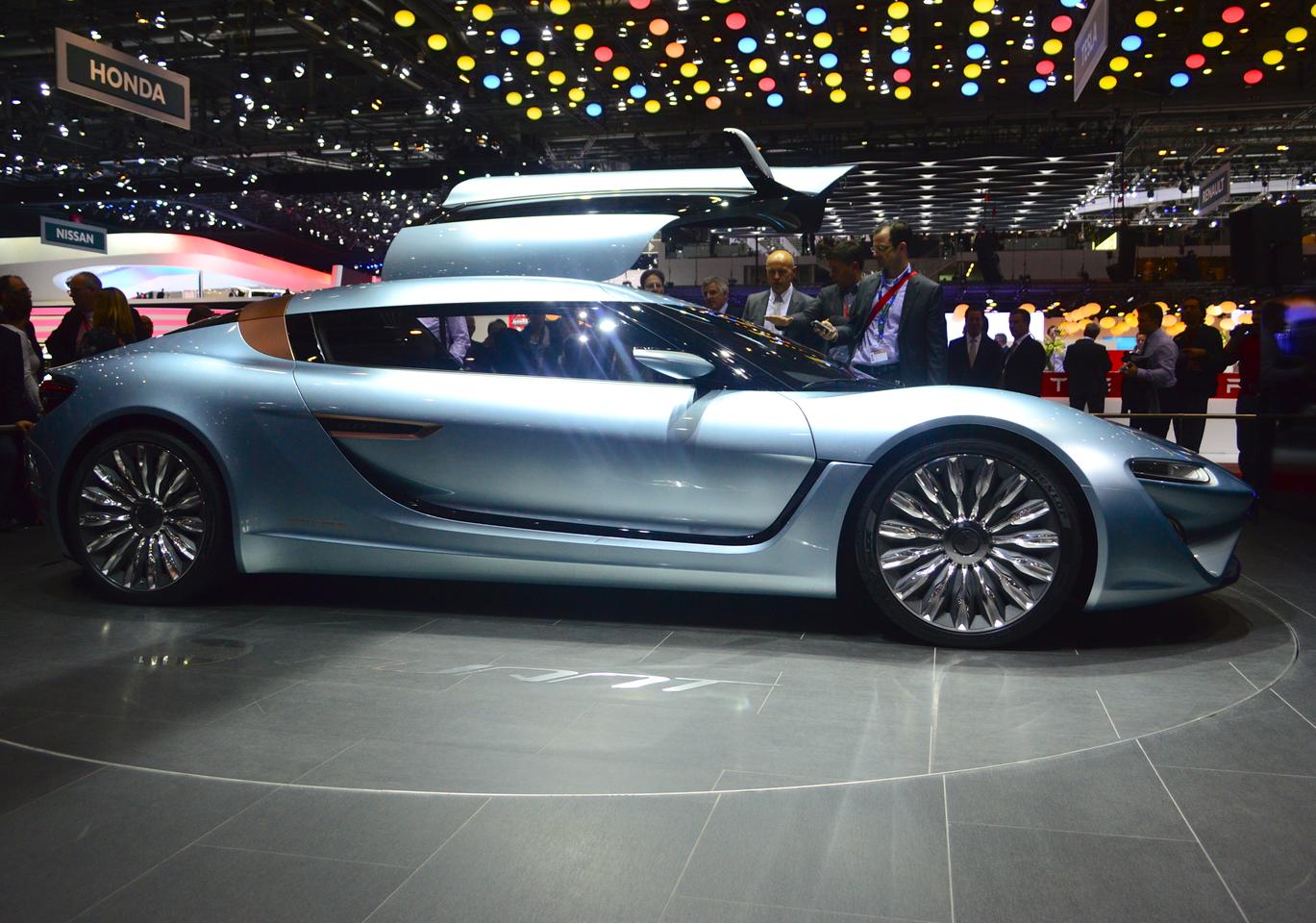 Nanoflowcell claims the big sports car is capable of hitting 62 mph in just 2.8 seconds