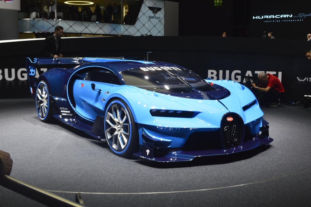 The Bugatti Vision Gran Turismo in the flesh at IAA