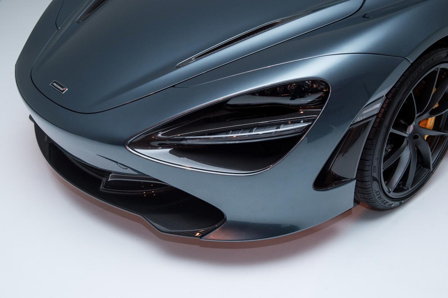 The air intake around the headlamps of the 720S are unique, and one of the most controversial design elements