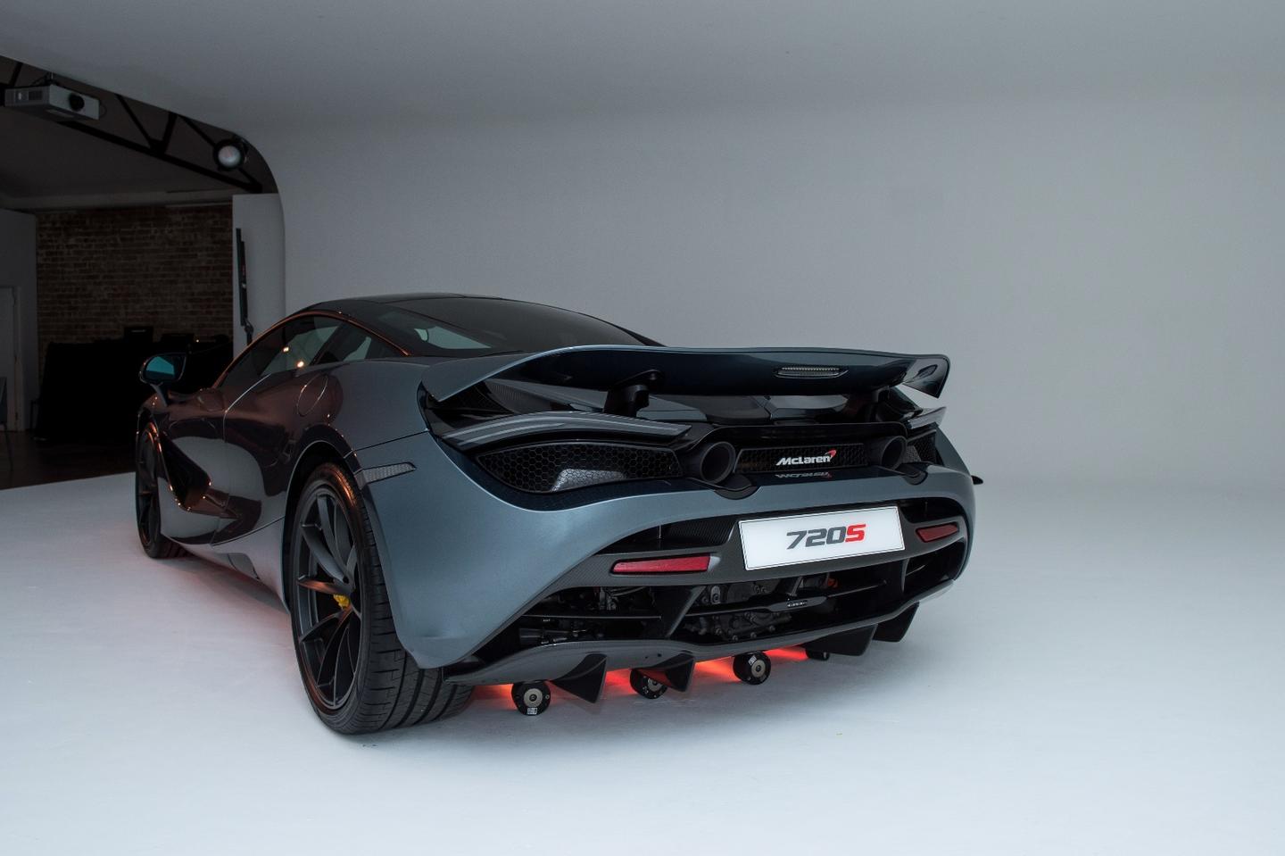 The rear diffuser on the 720S is pure automotive art