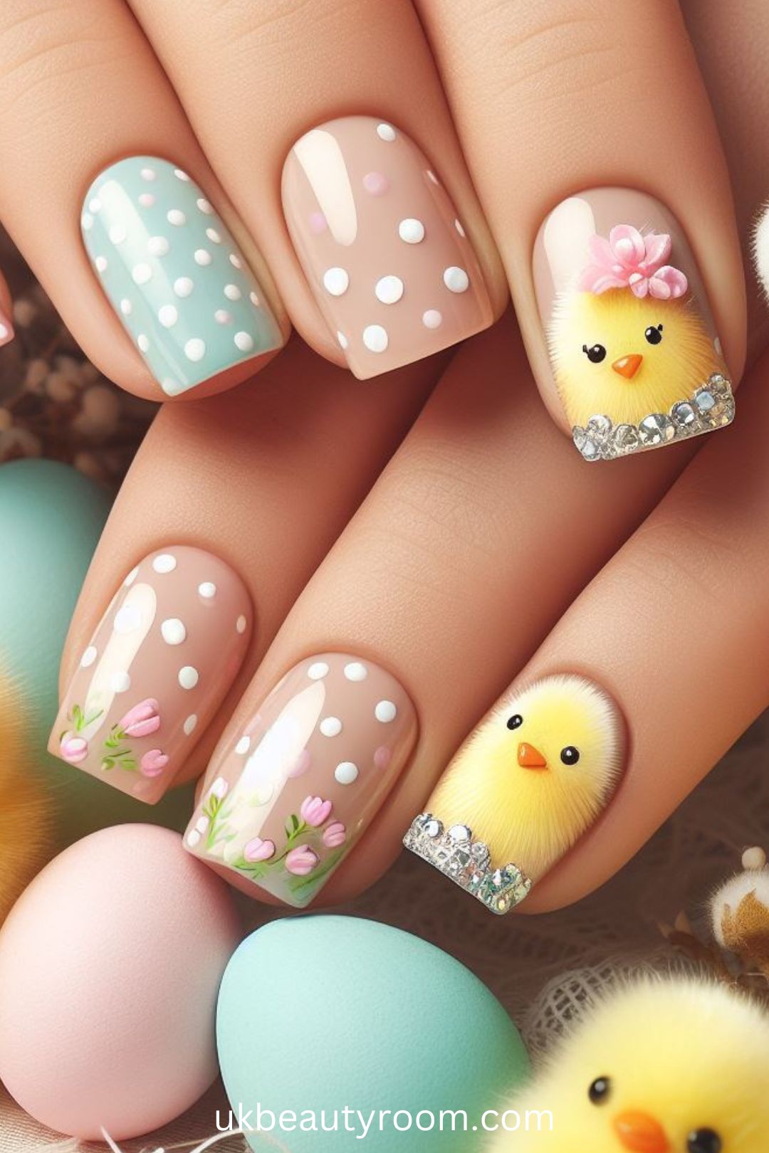 Spring nail art