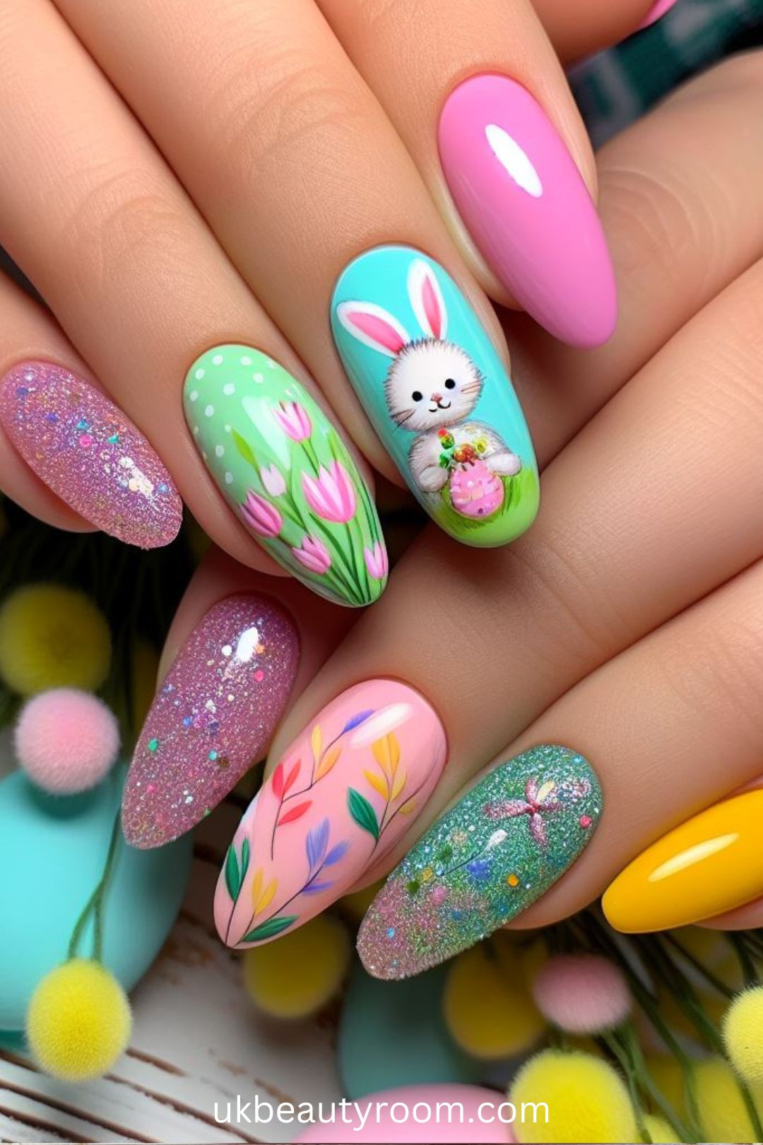 Spring nail art