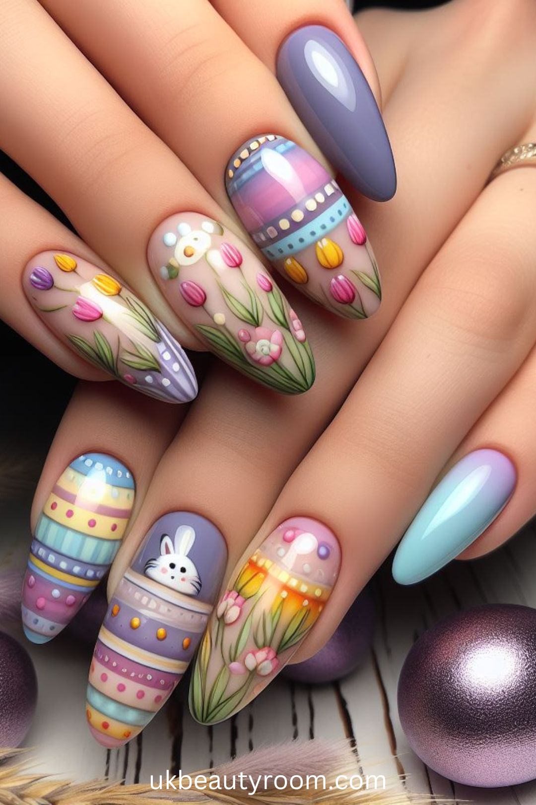 Spring nail art