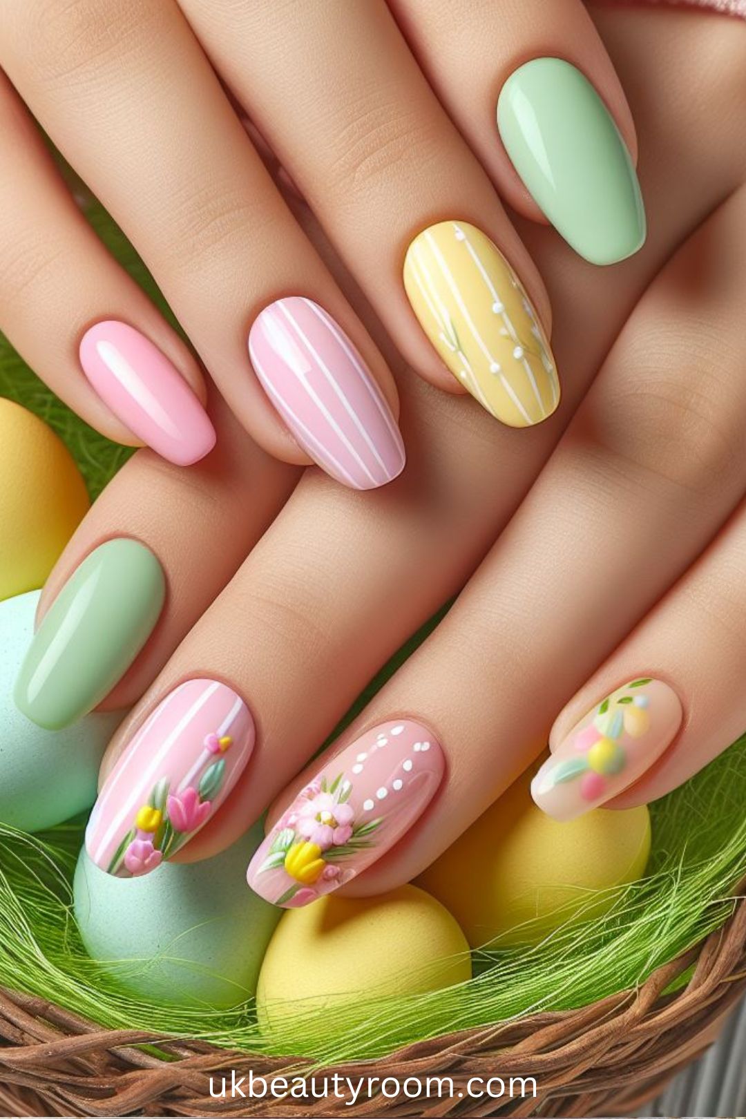 Spring nail art