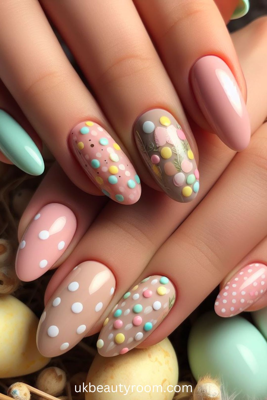 Spring nail art